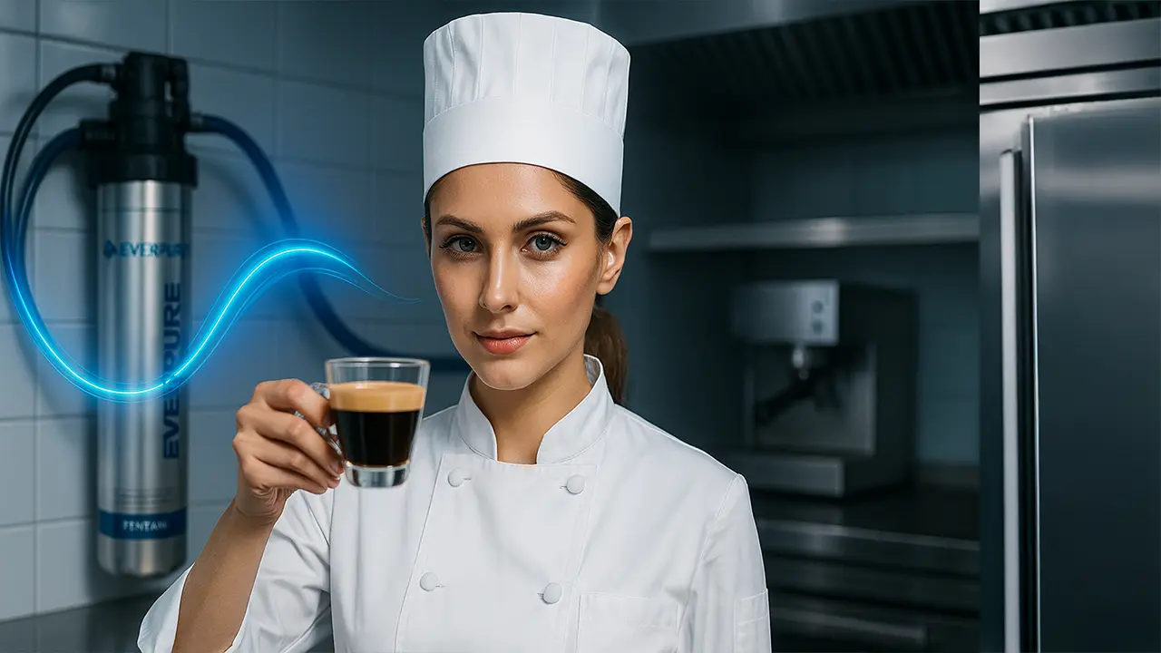 Everpure by Pentair water filtration for cafés and restaurants in India